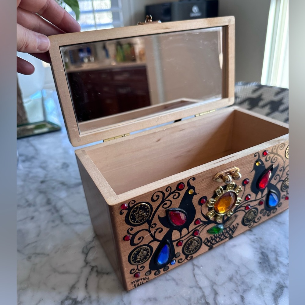 Original Enid Collins 1963 MONEY TREE Original Wood BoxPurse